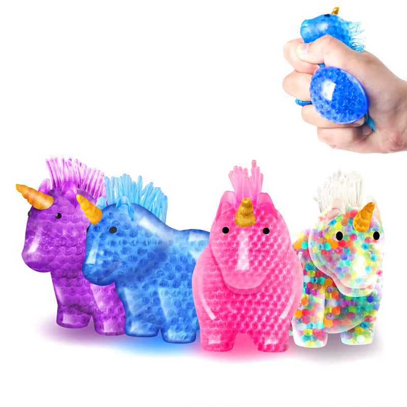 Stress Relief Ball Squeezing Toy TPR Soft Rubber Slow Rebound Vent Ball