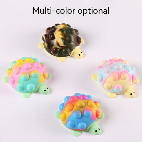 3D Stress Relief Ball Silicone Decompression Toy Turtle Decompression Vent Ball Children's Educational Toys Squeezing Toy