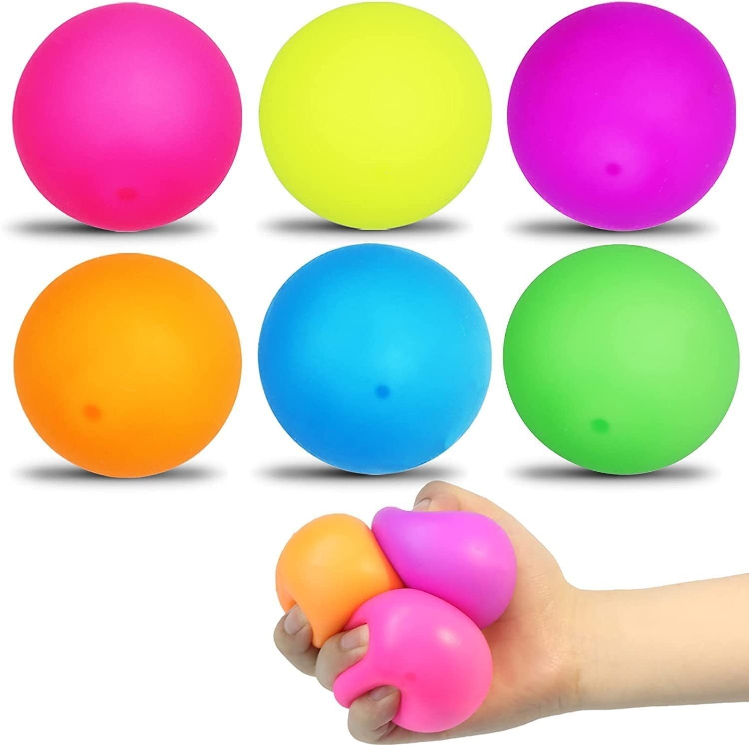 Stress Relief Ball Squeezing Toy TPR Soft Rubber Slow Rebound Vent Ball