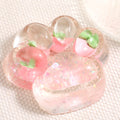 Decompression Cute Cat Paw Ice Cube Compressable Musical Toy
